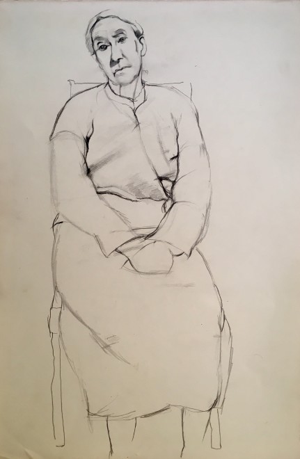 DOROTHY HEPWORTH (1898-1978)  MRS BARNES OF COOKHAM, c. 1925  SOLD