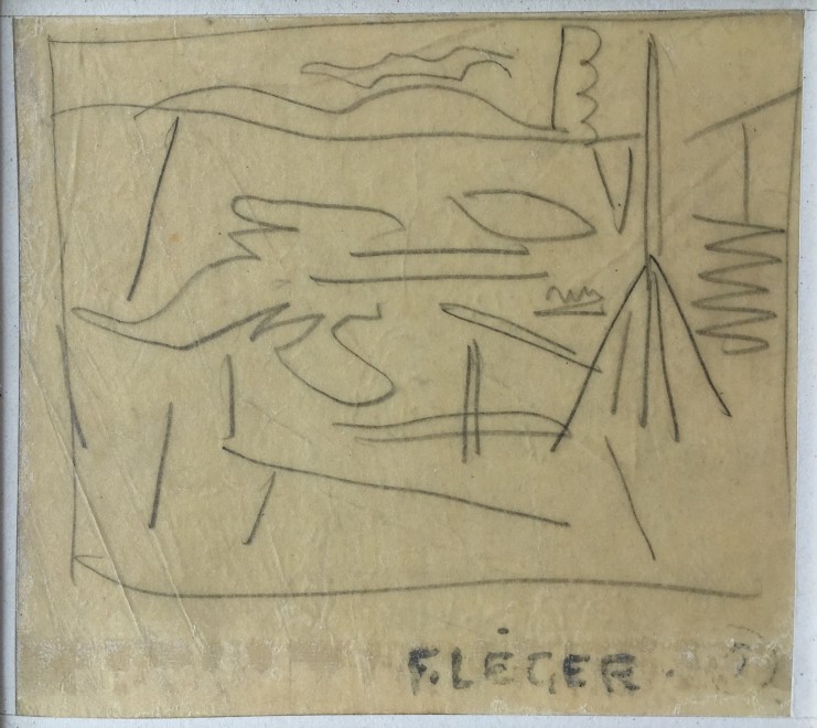 FERNAND LÉGER (1881-1955)  BURSTING SHELLS AT THE FRONT, 1915