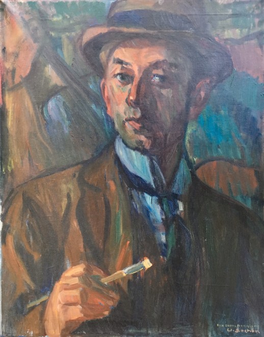 WALDEMAR SECHER (1885-1976)  SELF PORTRAIT, 1930