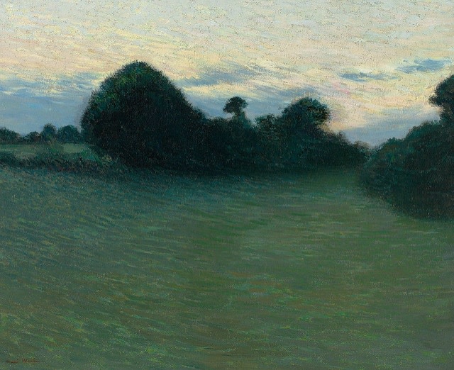 Henri Martin, Paysage, crépuscule, c. 1901