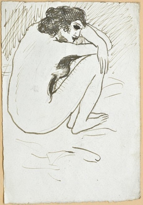 Pablo Picasso, Crouching Nude, 1902