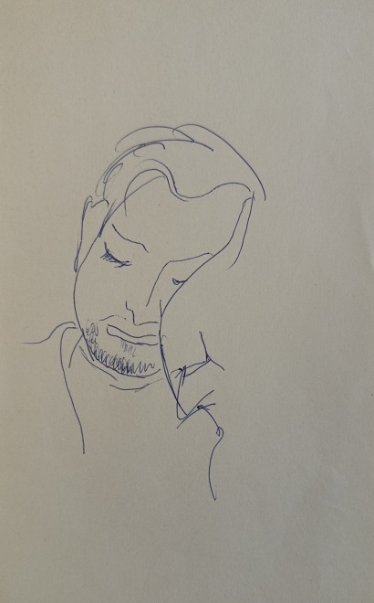 Edward Wolfe, Self Portrait, c. 1950