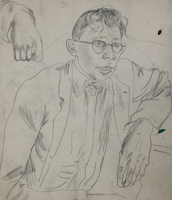 Glyn Morgan, Art Student, Benton End I, c. 1944