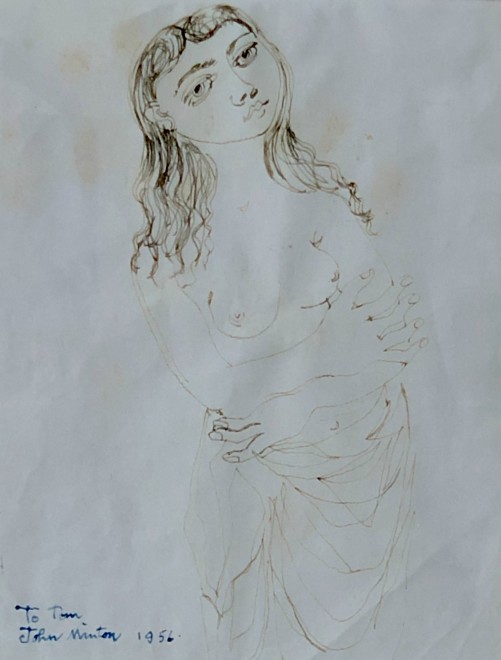 John Minton, Study of a Woman , 1956