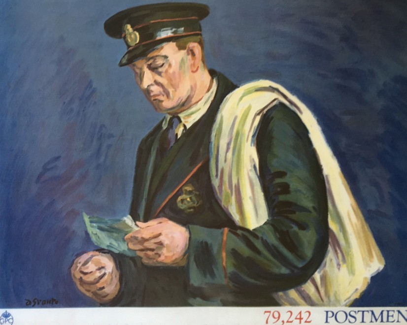 Duncan Grant, Postmen; Poster I, 1939