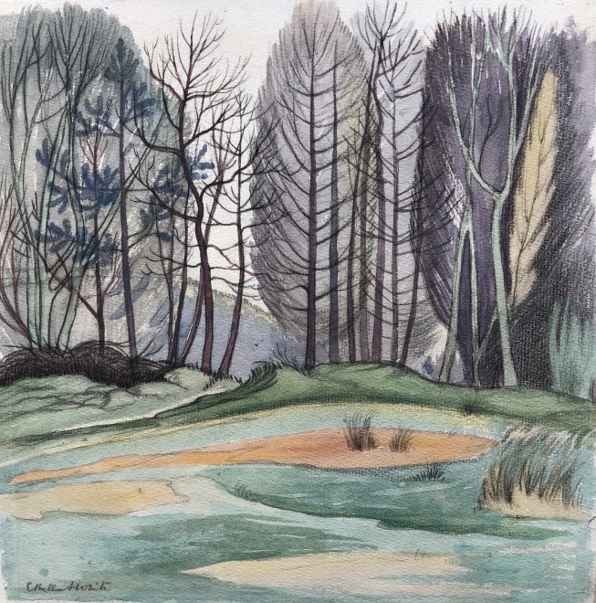 Ethelbert White, Woodland Landscape, c. 1915