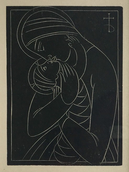 ERIC GILL (1882-1940)  Madonna and Child (The Shrimp), 1922