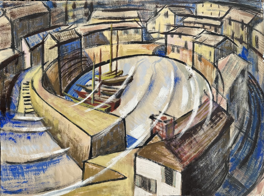 Frederick Roberts Johnson, Polperro Harbour , c. 1928