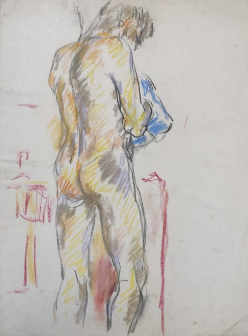 Glyn Morgan, Male Nude, Benton End, 1948