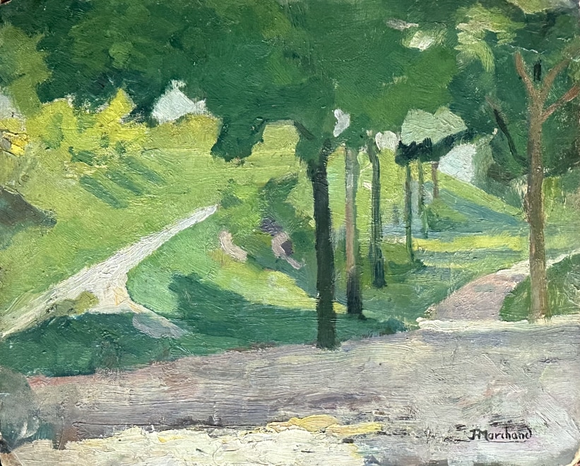 Jean Marchand, Allée d'arbres, c. 1920