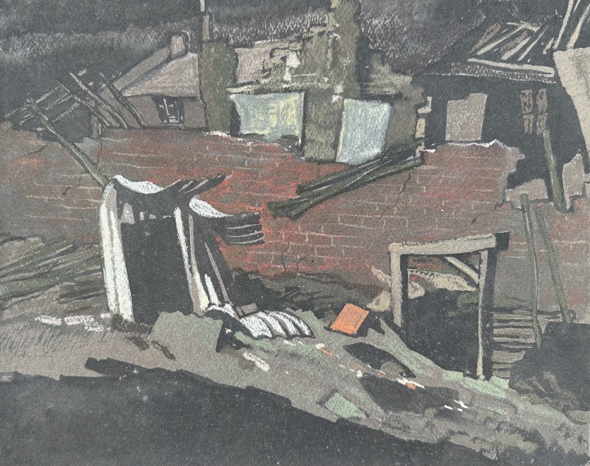 Frederick Roberts Johnson, Scrap Yard, Polperro, c. 1920s