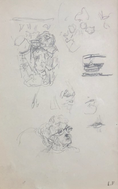 Edouard Vuillard, Study for 'Le Telegramme' (Lucie Hessel), c. 1933
