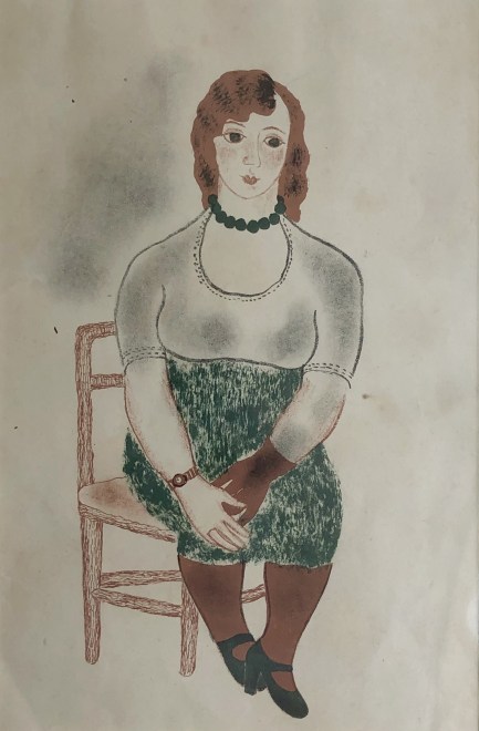 Stella Steyn, Woman with Green Beads, 1928