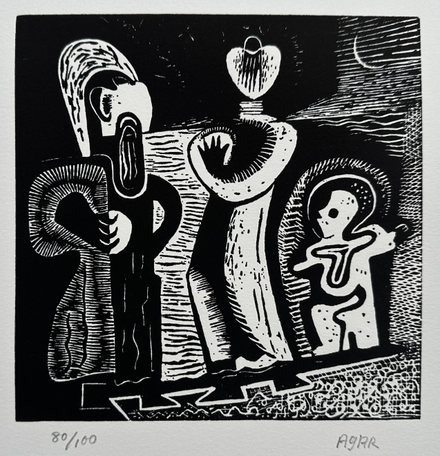 Eileen Agar, Family Trio, 1931
