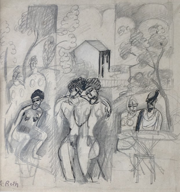Alfred Reth, Figure Composition, 1910-12