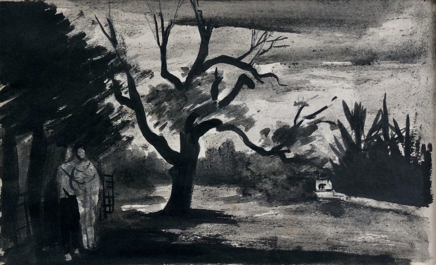 William Scott, Wooded Landscape, 1945