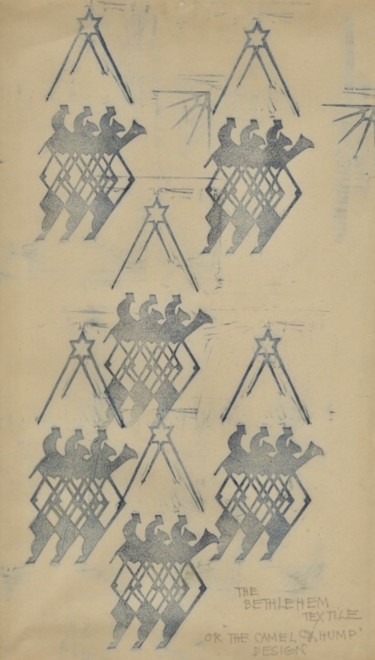 Cyril Power, The Bethlehem Textile or 'The Camel Hump Design', 1925