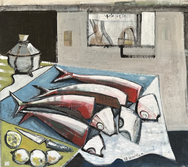 Klara Koitler , Still Life with Red Fish