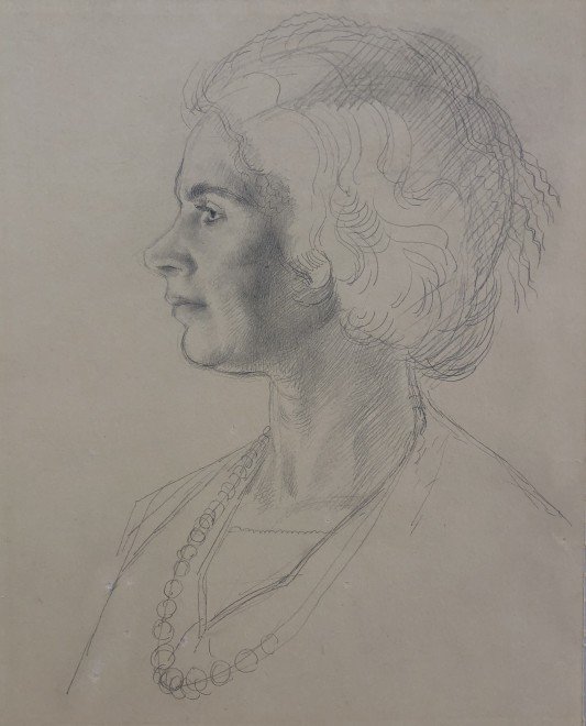 Francis Ernest Jackson, Portrait of Dorothy Hutton, 1919