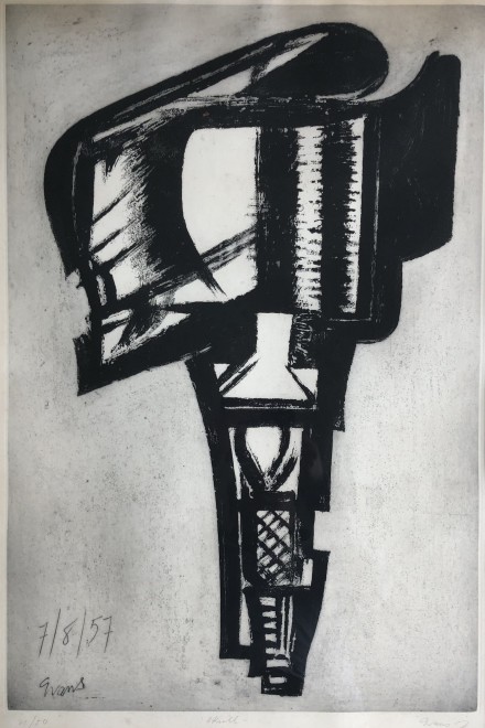 Merlyn Evans, Skull, 1957