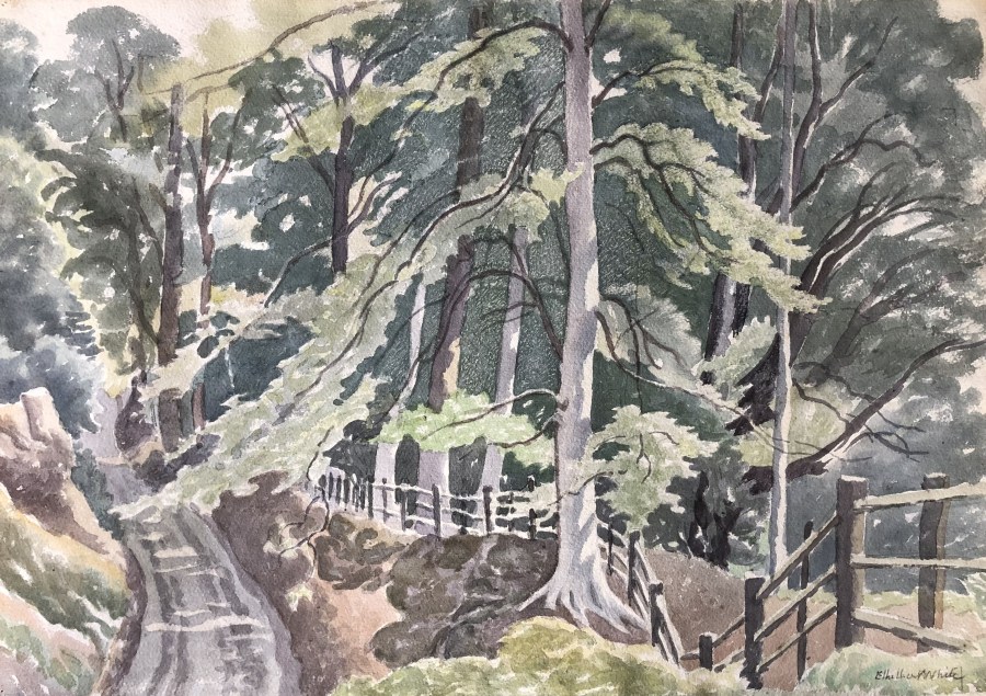 Ethelbert White, Woodland Path, c. 1938