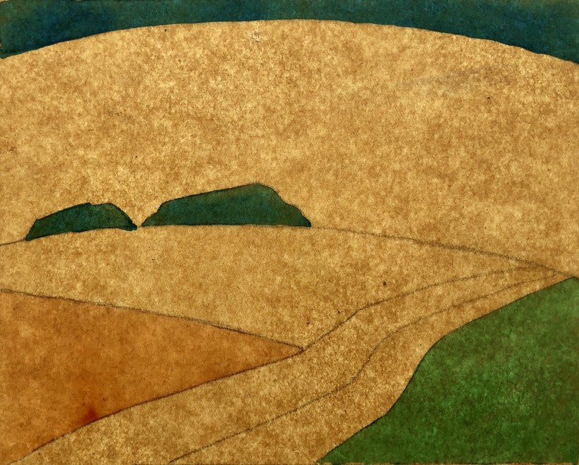 Ethelbert White, Cubist Landscape Study, c. 1914
