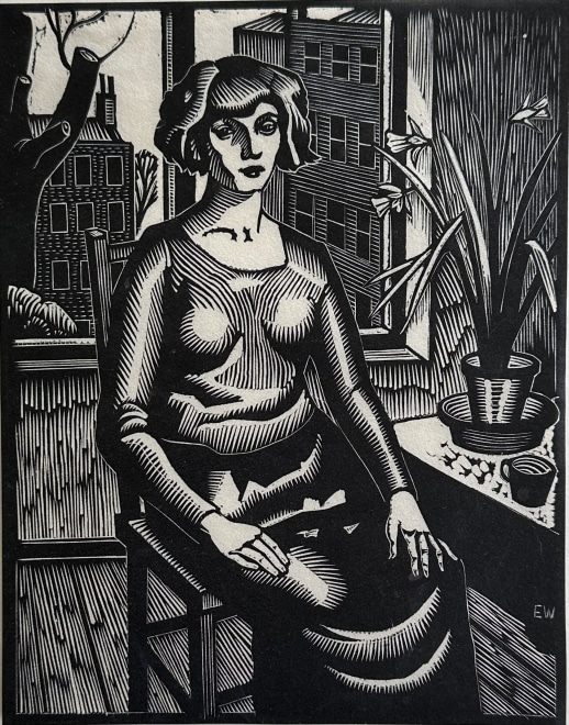 Ethelbert White, Woman by a Window (Betty White), 1926