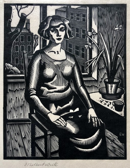 Ethelbert White, Woman by a Window (Betty White), 1926