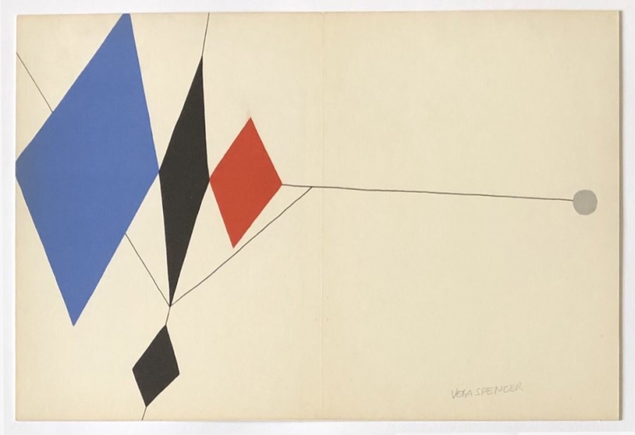Vera Spencer, Constructivist Composition, c. 1953