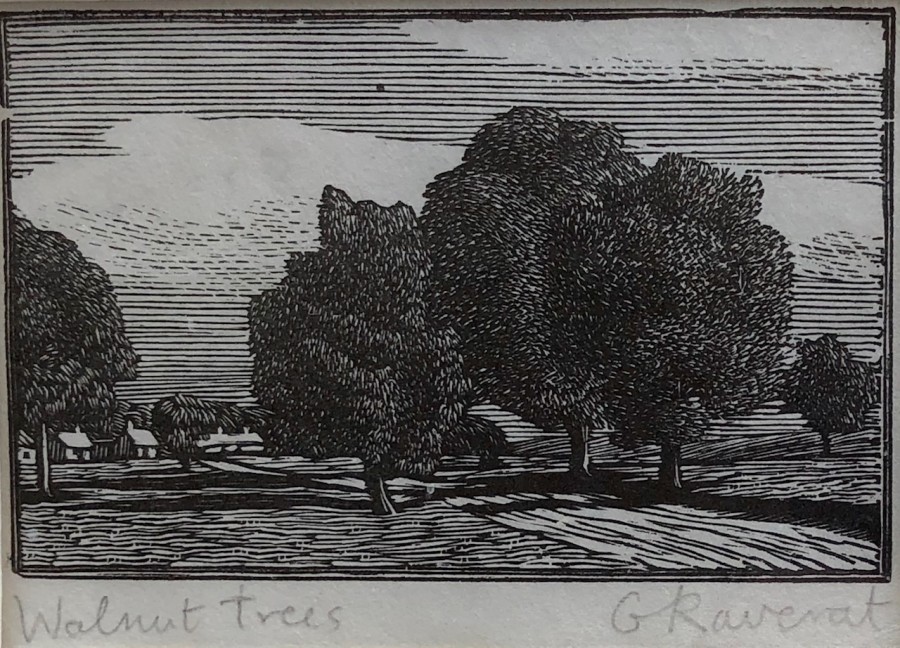 Gwen Raverat, Walnut Trees, Noyers et Poirers, 1915