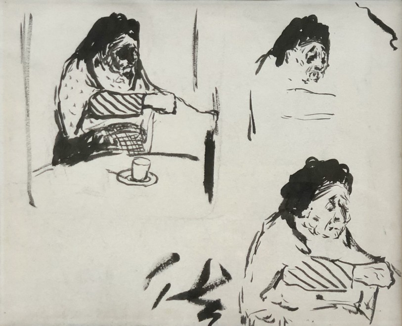 Edouard Vuillard, Études pour 'La Grandmère de l'artiste', c. 1887/91