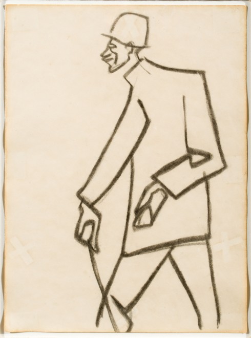 Henri Gaudier-Brezska, Man with Bowler Hat, 1912