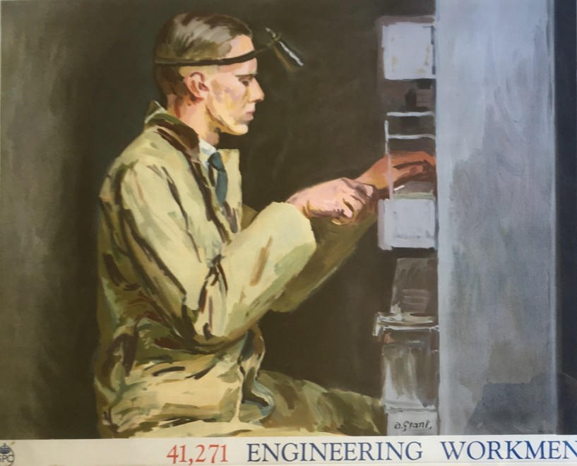 Duncan Grant, Engineering Workmen; Poster II, 1939