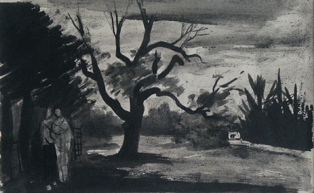 William Scott, Wooden Landscape, 1945
