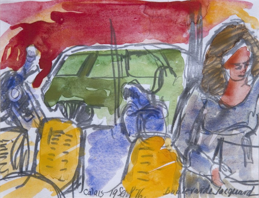 John Bratby, Boulevard Jaquard, Calais, 1976