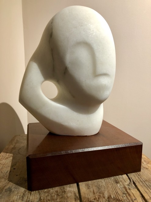 Eric Stanford, Bust in White Marble, c. 1980s