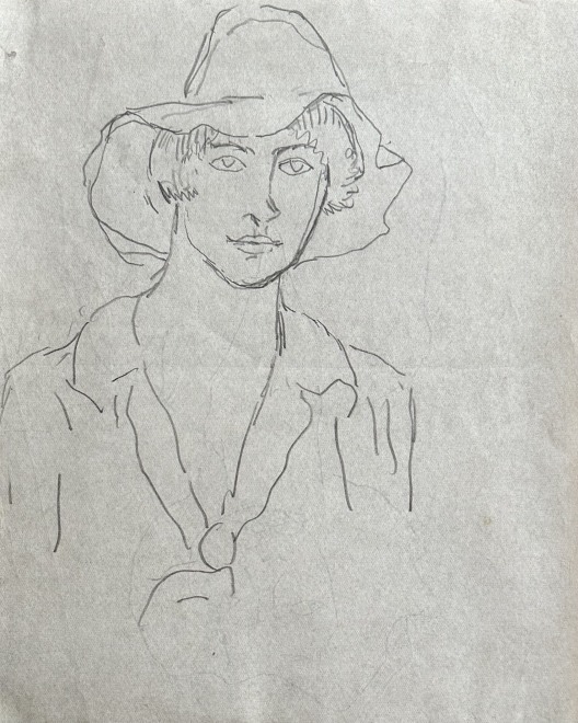 Roger Fry, The Straw Hat, c. 1917