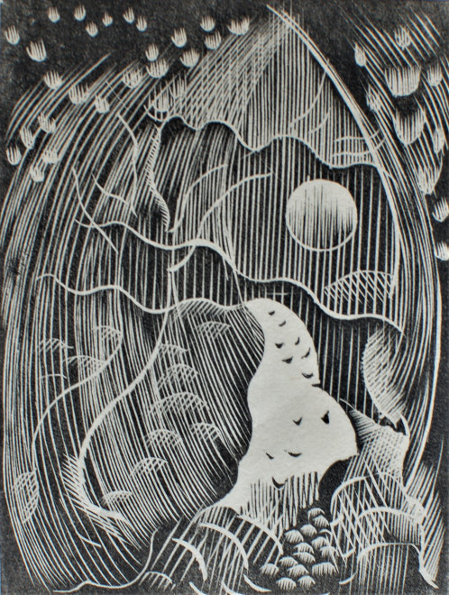 Elizabeth Rivers, Moonlit Tree, c. 1955