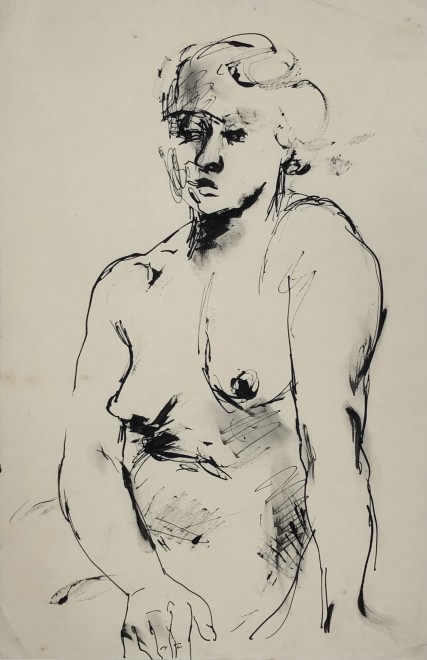 Glyn Morgan, Female Nude Study, c. 1946
