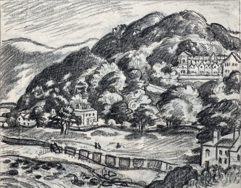 Ethelbert White, The Tors, Lynmouth, c. 1940s