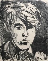 Glyn Morgan, Self Portrait, c. 1940s