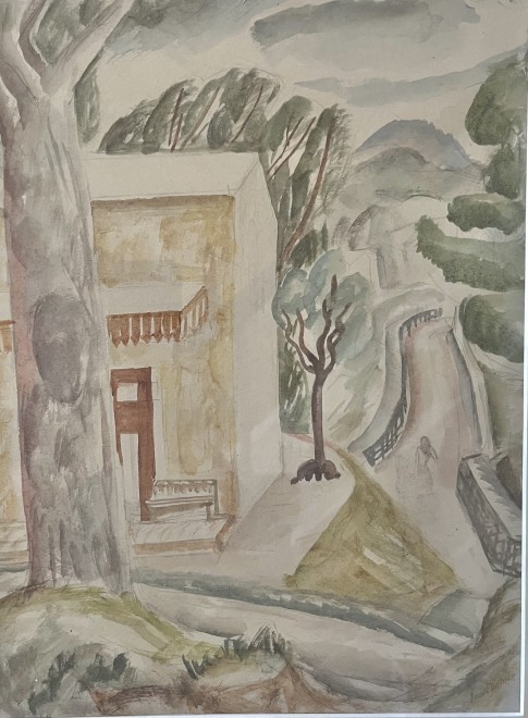 Jessica Dismorr, Road To The Hills, Provence, c. 1925