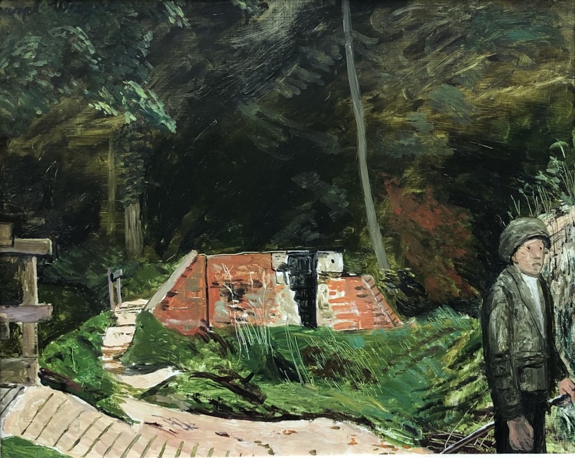 Carel Weight, Boy with Fishing Rod, c. 1965