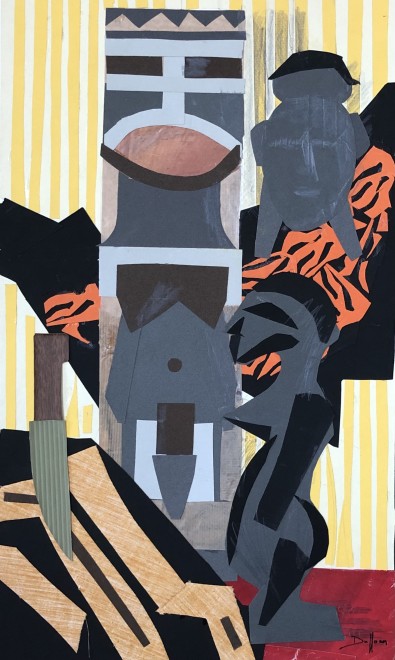 Jacques André Duffour, Tribal Collage I, c. 1960