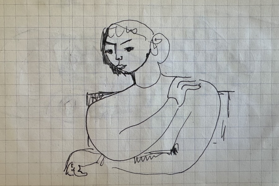 Edward Wolfe, Woman with Folded arms, 1934