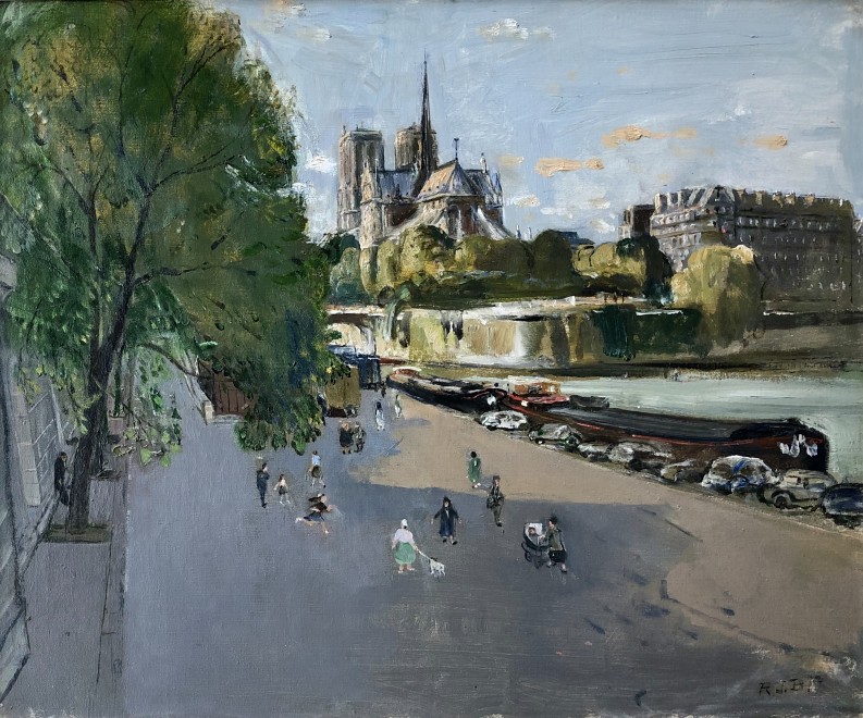 Rodney Burn, Notre Dame, Paris