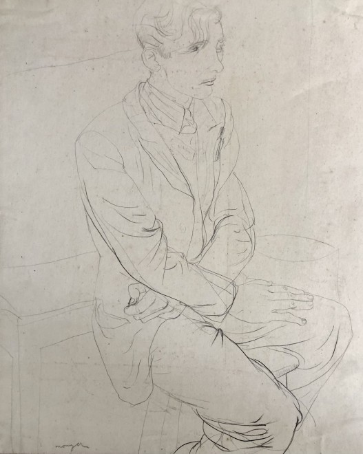 Glyn Morgan, Art Student, Benton End, c. 1944