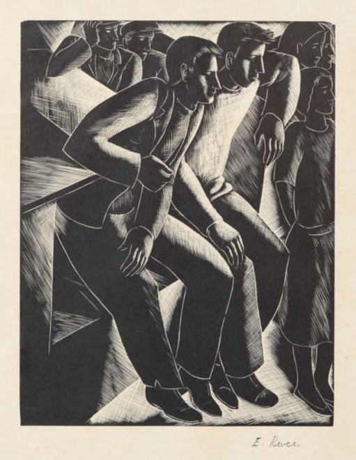 Elizabeth Rivers, Onlookers at the Ceilidhe, 1936