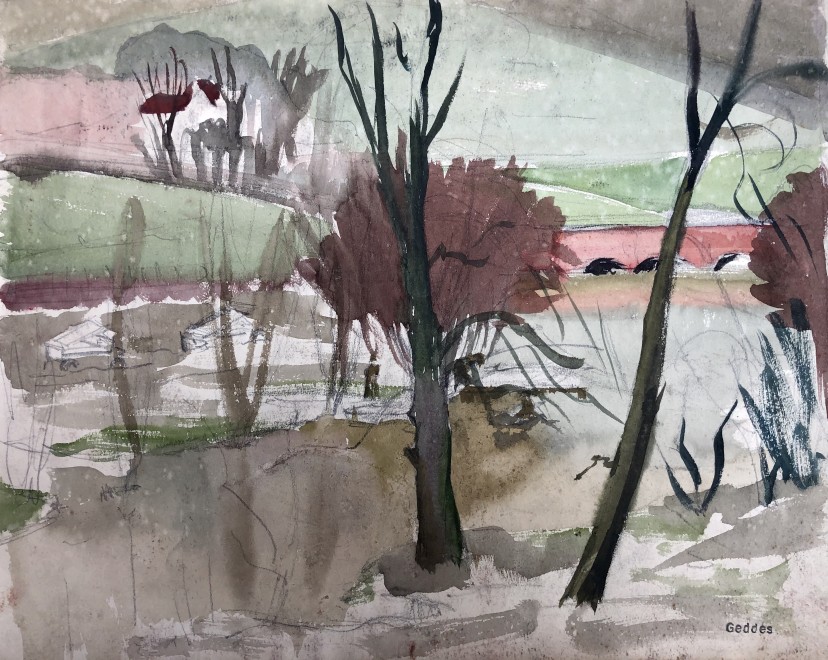 Margaret Geddes, Norfolk Landscape, 1939