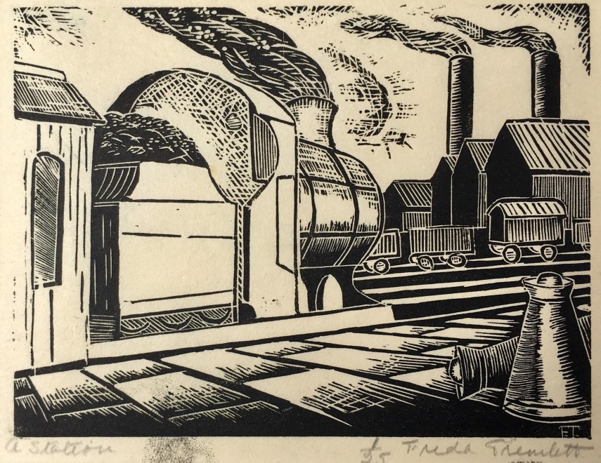 Freda Tremlett, A Station, c. 1925